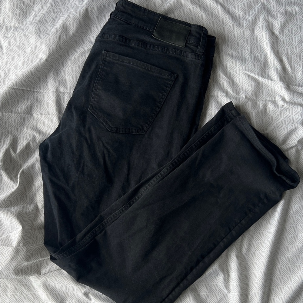 Original Penguin Men's Black Straight Jeans 38x32